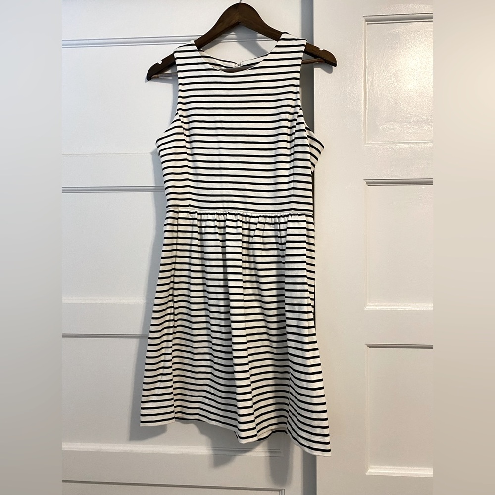 J. Crew striped cotton dress S